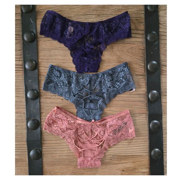 Victoria's Secret Very Sexy Cheeky Hipster Panty Bundle sz xSmall New - Picture 4 of 5